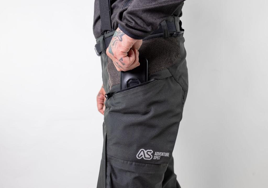 adventure spec the singletrack pant waterproof overpant motorcycle trousers motorbike pant off road biker pockets