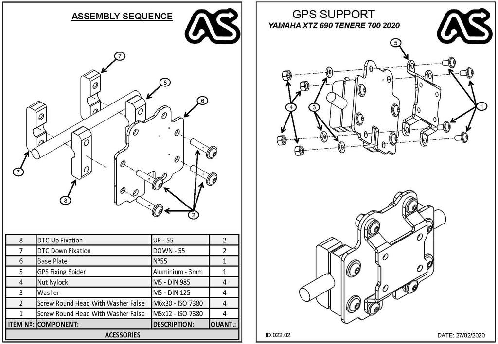 Adventure-Spec Yamaha Tenere 700 GPS Support